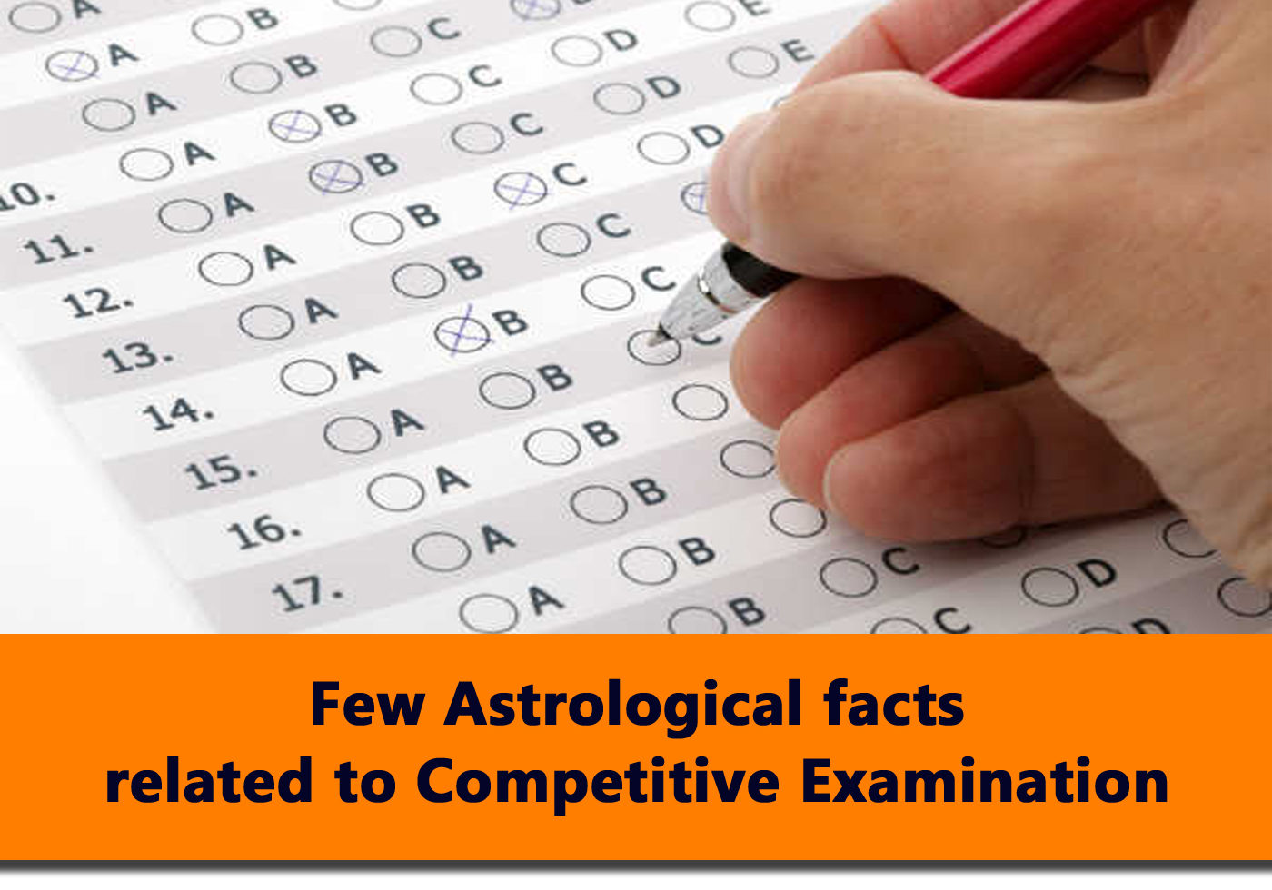 Few Astrological Facts Related to Competitive Examination