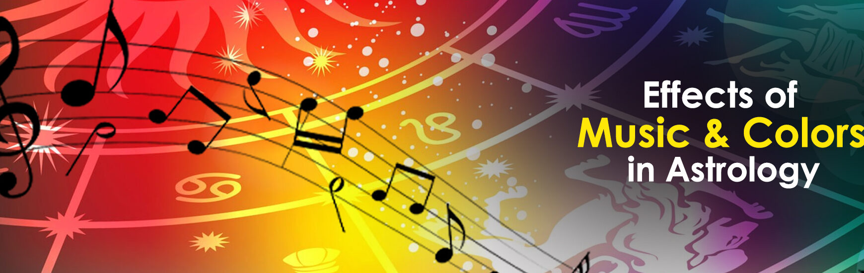 The Seven Nodes of Music and the Colors Based On the Astrology