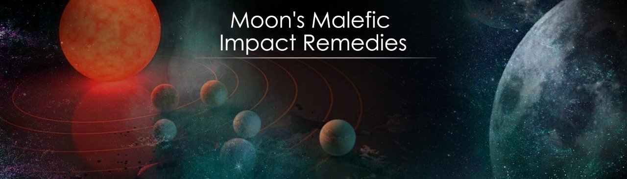 Moon’s Malefic Impact Remedies