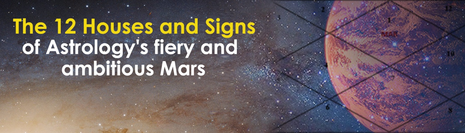 The 12 Houses and Signs of Astrology’s Fiery and Ambitious Mars