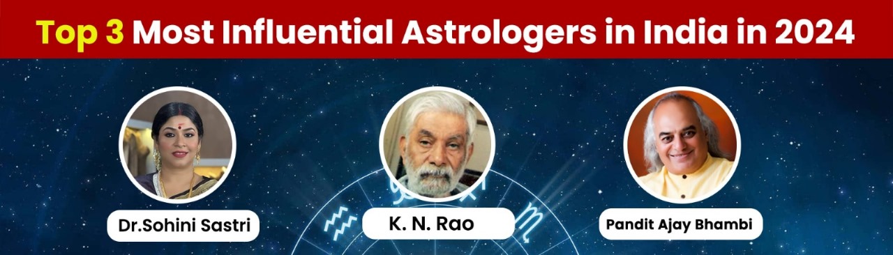 Who are the top 3 Most Influential Astrologers in India in 2024?