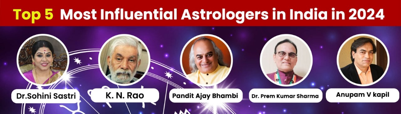 Who are the Top 5 most Influential Astrologers in India in 2024?